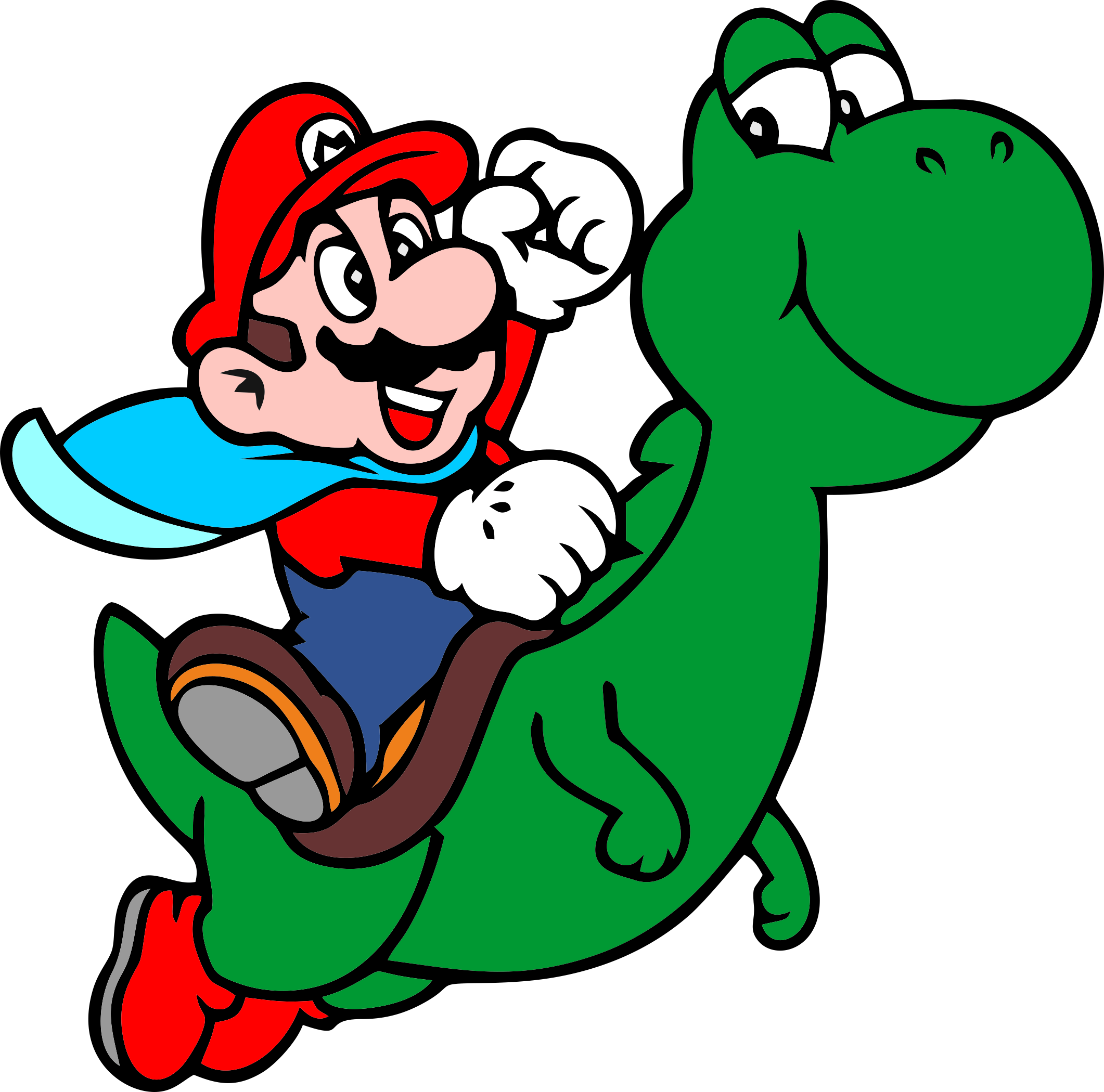 Mario P2 8 Silhouette Cutting Svg Files Free Vectors